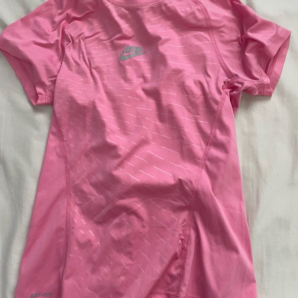 Pink Nike athletic shirt